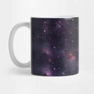 Starry purple space nebula Mug